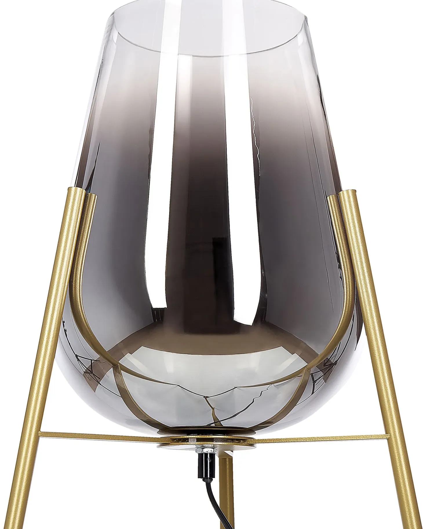 Lampa podłogowa MENA Metal Złoty