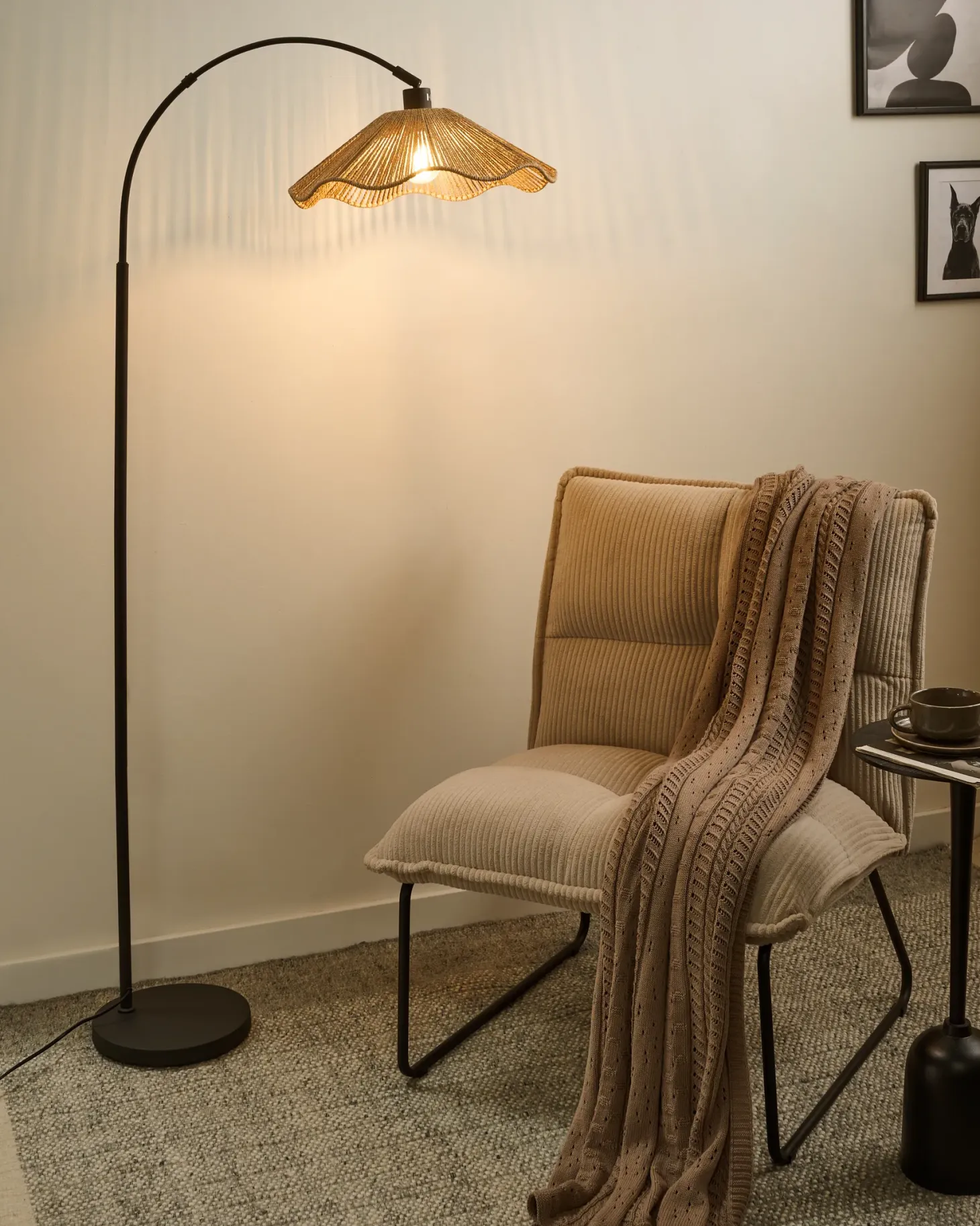 Lampa podłogowa MIGORI Papier Naturalny