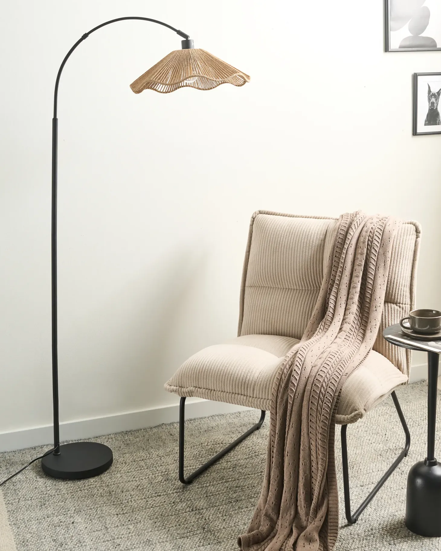 Lampa podłogowa MIGORI Papier Naturalny