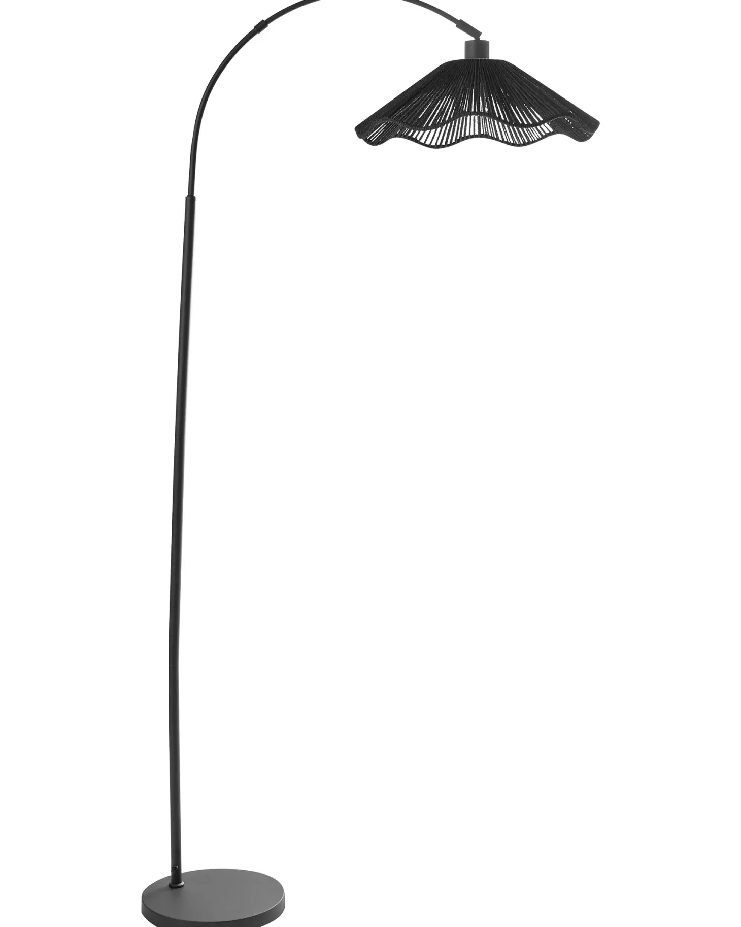 Lampa podłogowa MIGORI Papier Czarny