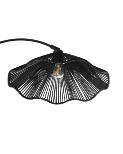 Lampa podłogowa MIGORI Papier Czarny