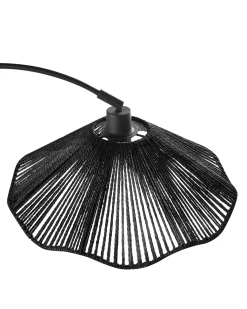 Lampa podłogowa MIGORI Papier Czarny