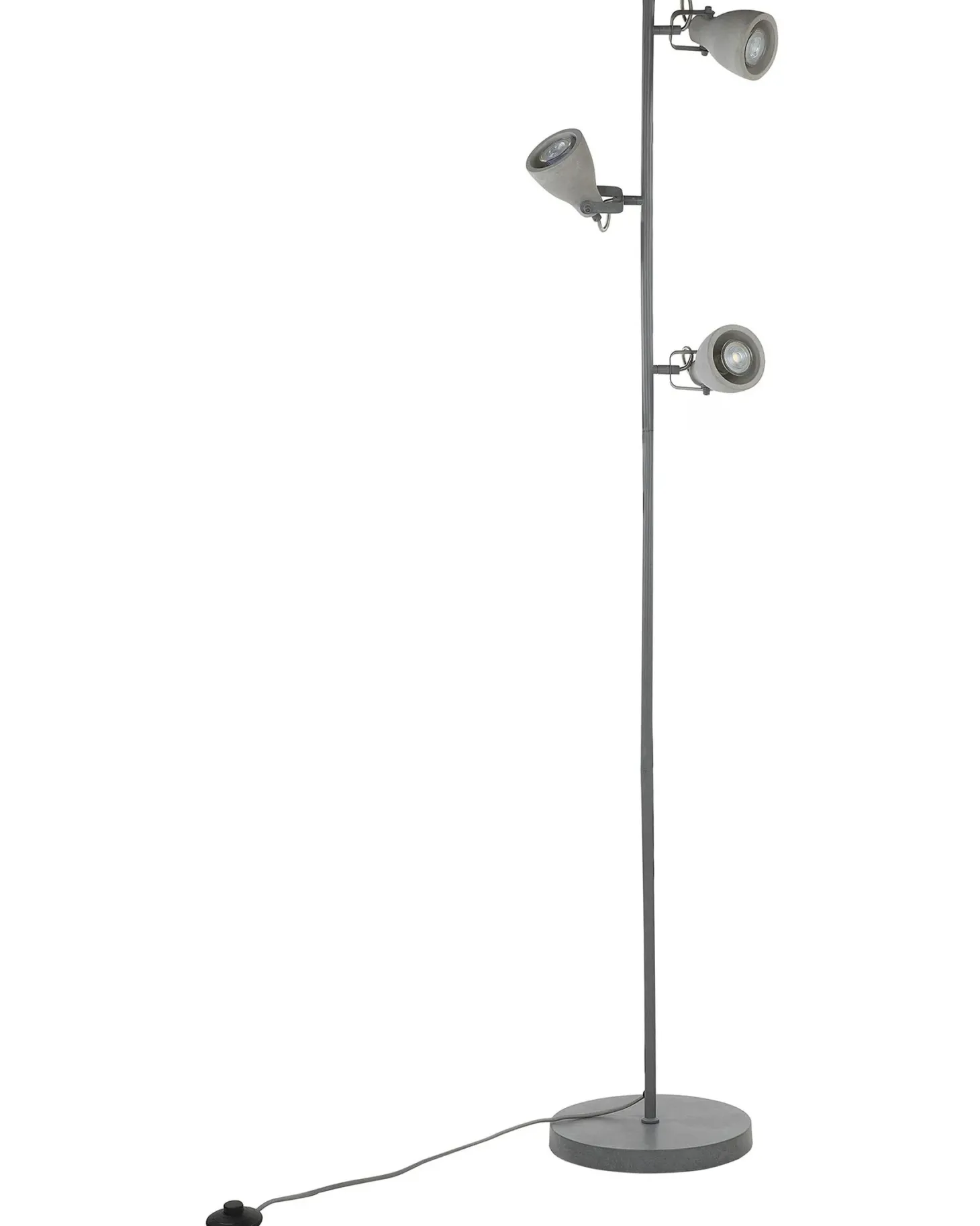 Lampa podłogowa MISTAGO Regulowana Beton Szary
