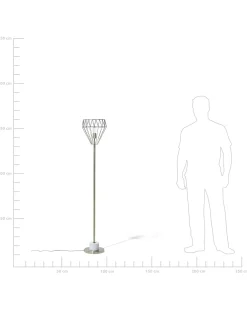 Lampa podłogowa MOONI Metal Mosiężny