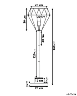 Lampa podłogowa MOONI Metal Mosiężny