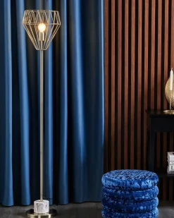 Lampa podłogowa MOONI Metal Mosiężny