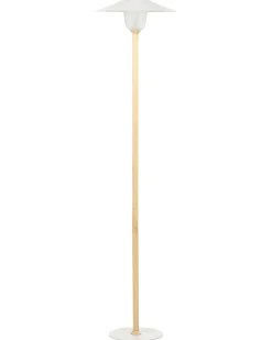 Lampa podłogowa MOPPY Drewno dębowe Biały