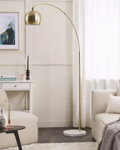 Lampa podłogowa PAROO Metal Mosiężny