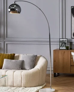 Lampa podłogowa PAROO Metal Srebrny