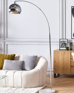 Lampa podłogowa PAROO Metal Srebrny