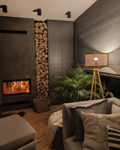 Lampa podłogowa PENTON Rattan Naturalny