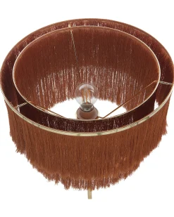 Lampa podłogowa PERISTERI Metal Brązowy