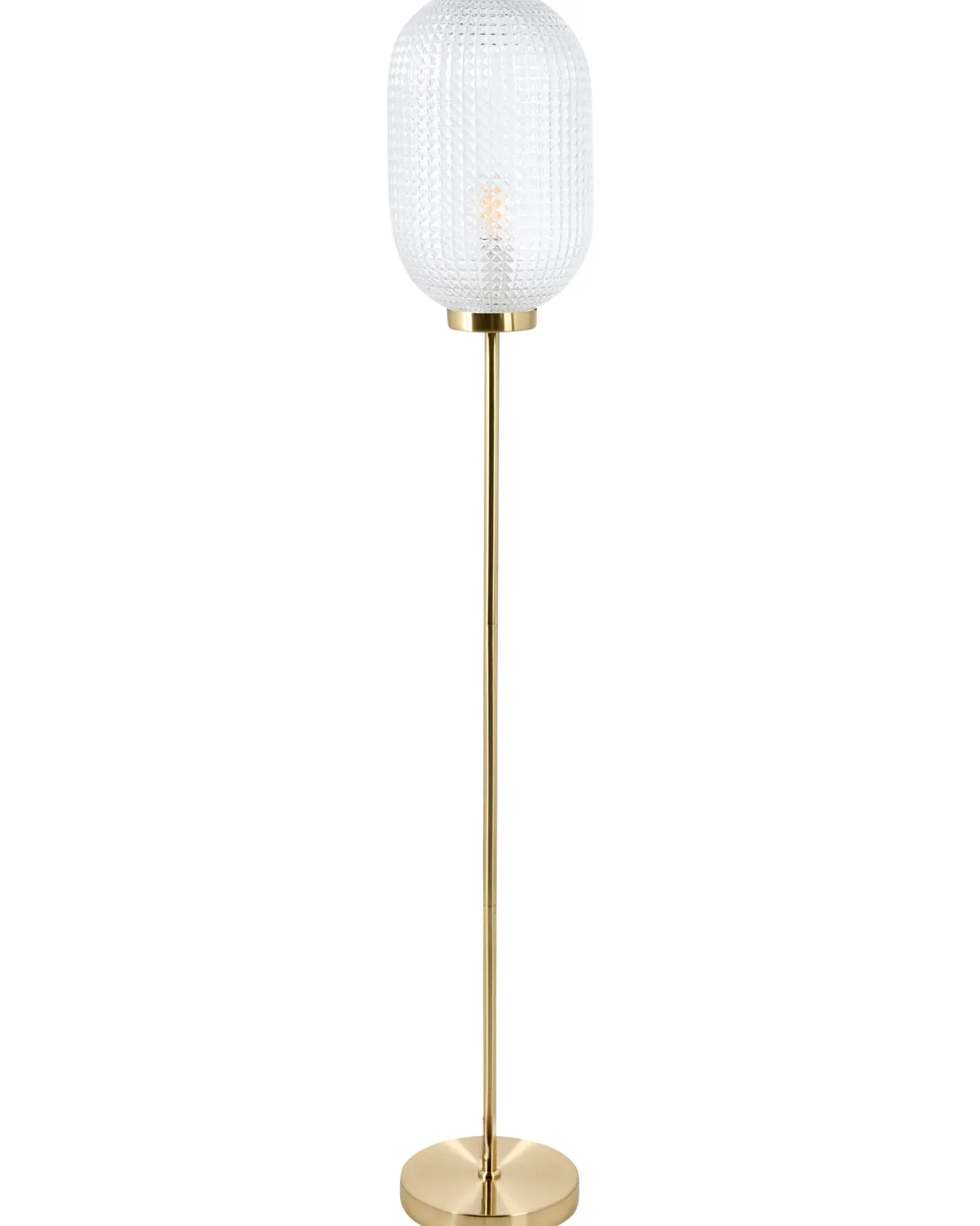 Lampa podłogowa PORTERO Metal Złoty