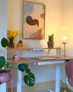 Lampa podłogowa PORTERO Metal Złoty
