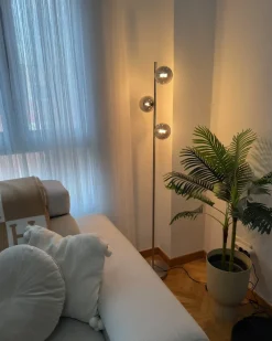 Lampa podłogowa RAMIS Metal Srebrny