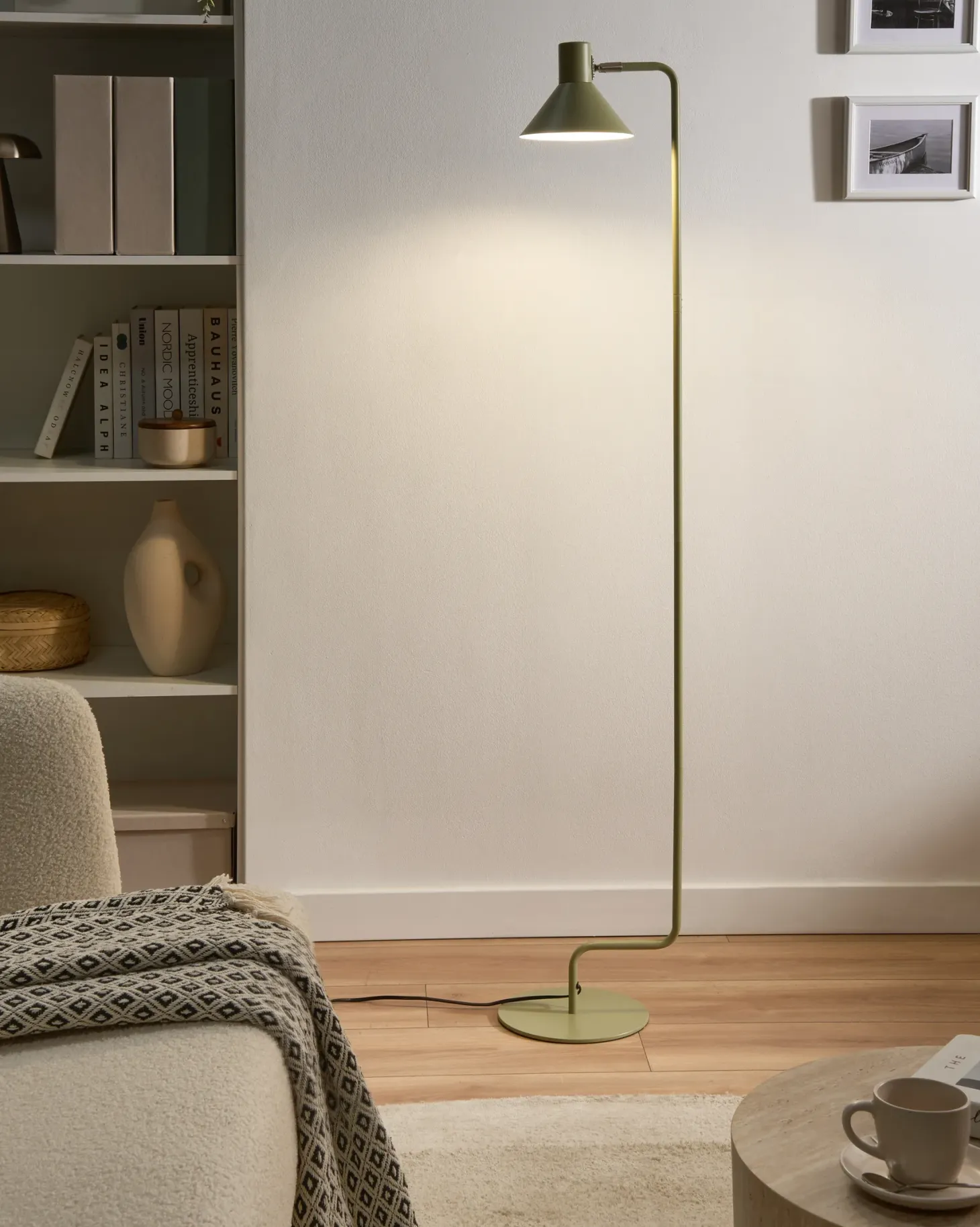 Lampa podłogowa RIMAVA Metal Jasnozielony