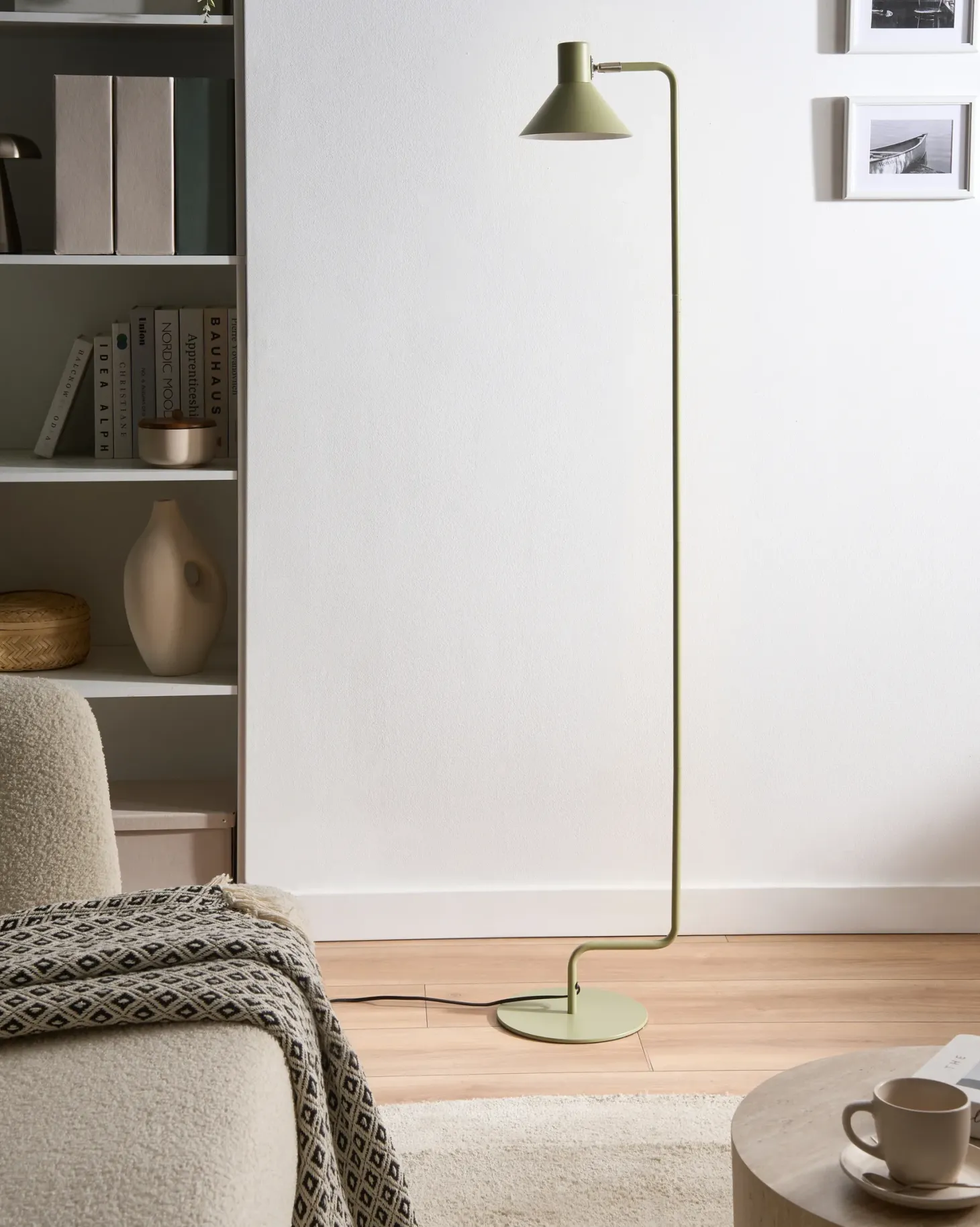 Lampa podłogowa RIMAVA Metal Jasnozielony