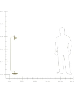 Lampa podłogowa RIMAVA Metal Jasnozielony