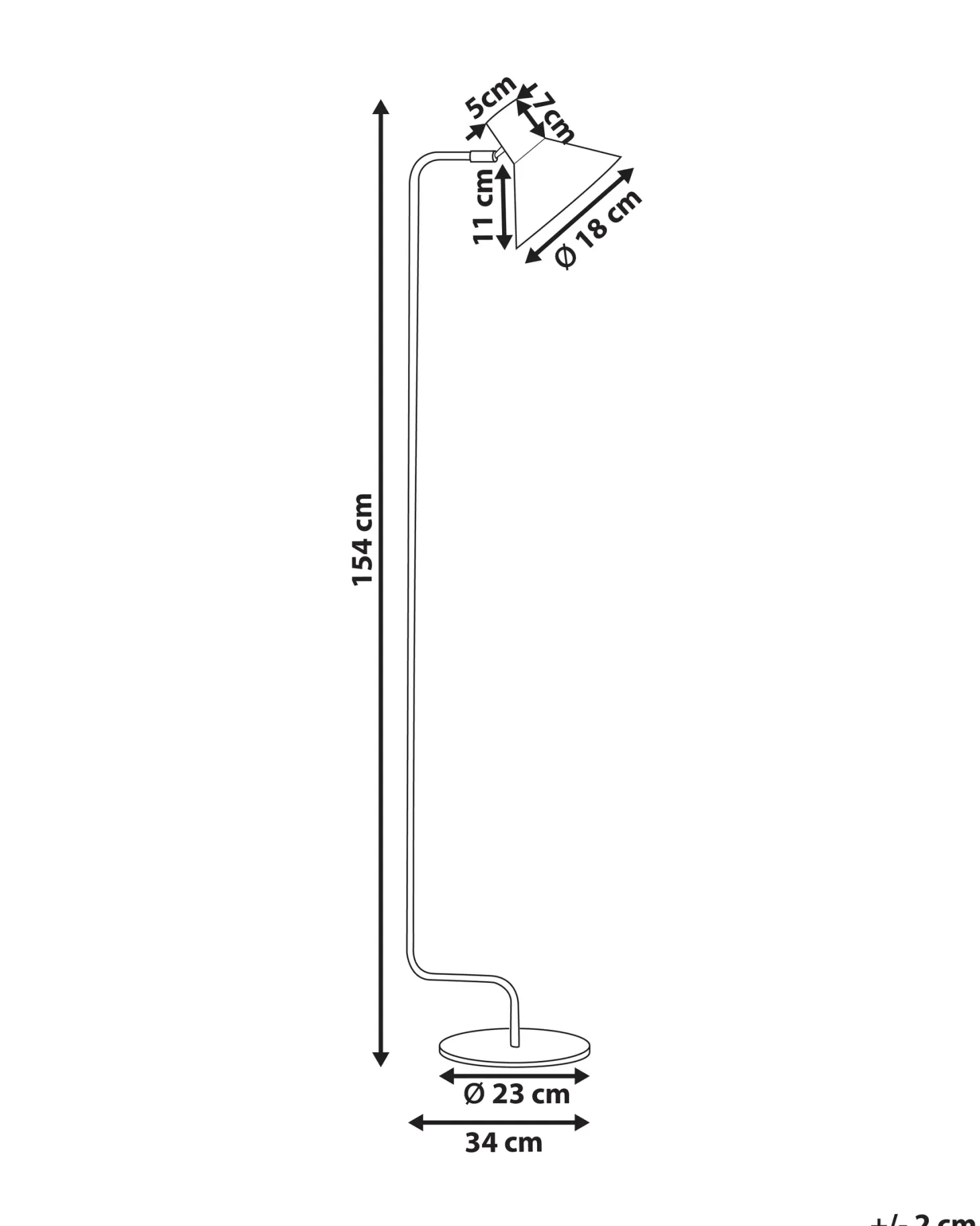 Lampa podłogowa RIMAVA Metal Jasnozielony