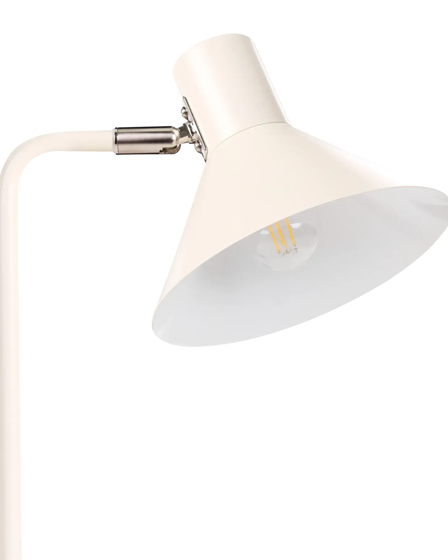 Lampa podłogowa RIMAVA Metal Złamana biel