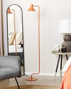 Lampa podłogowa RIMAVA Regulowana Metal Pomarańczowy