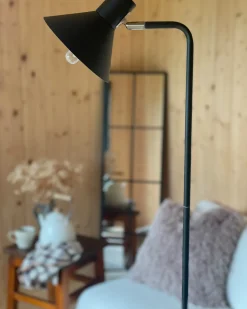 Lampa podłogowa RIMAVA Regulowana Metal Czarny