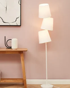 Lampa podłogowa RIO GRANDE Metal Złamana biel