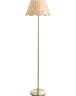 Lampa podłogowa SALM Rattan Naturalny