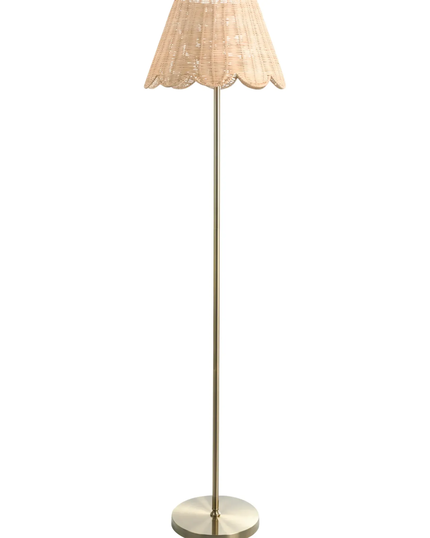 Lampa podłogowa SALM Rattan Naturalny