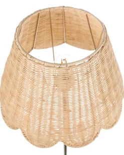 Lampa podłogowa SALM Rattan Naturalny