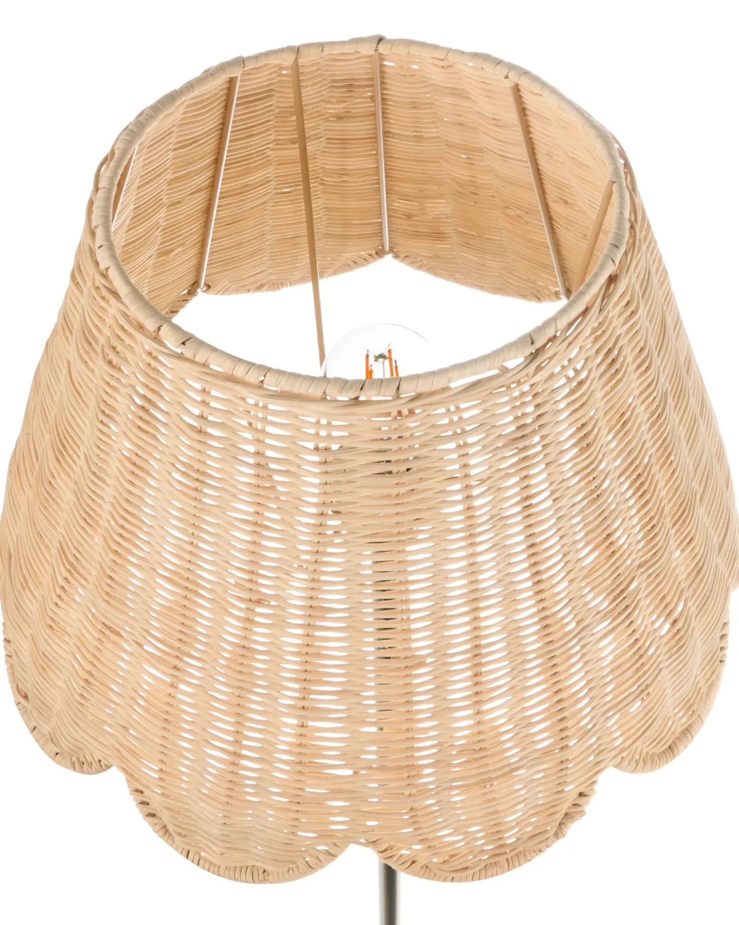 Lampa podłogowa SALM Rattan Naturalny