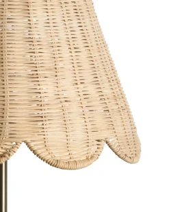 Lampa podłogowa SALM Rattan Naturalny