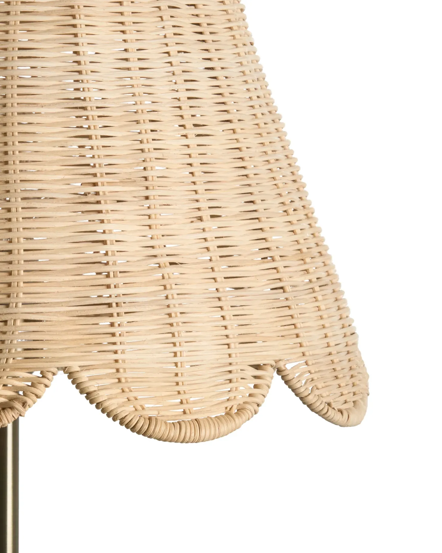 Lampa podłogowa SALM Rattan Naturalny