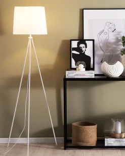 Lampa podłogowa SAMBRA Metal Biały