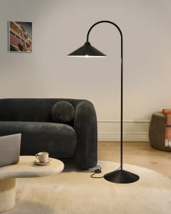 Lampa podłogowa SAVEGRE Metal Czarny