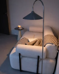 Lampa podłogowa SAVEGRE Metal Srebrny