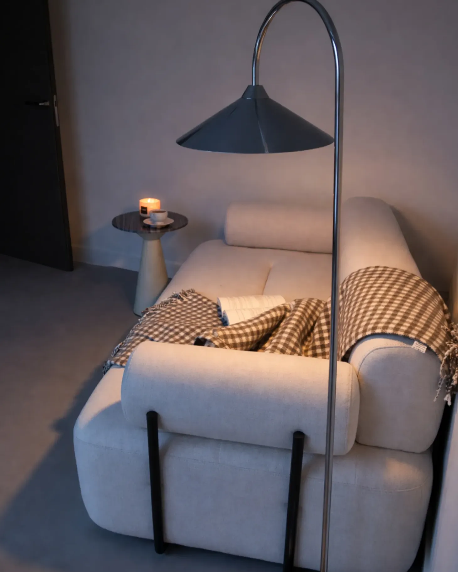 Lampa podłogowa SAVEGRE Metal Srebrny
