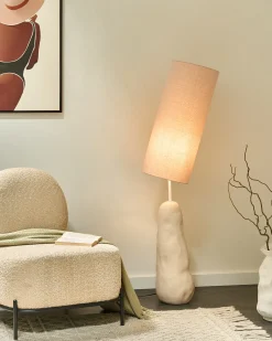 Lampa podłogowa SELB Ceramika Jasnobeżowy
