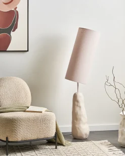 Lampa podłogowa SELB Ceramika Jasnobeżowy