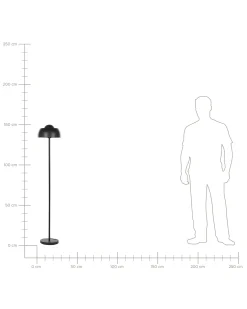 Lampa podłogowa SENETTE Metal Czarny