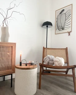 Lampa podłogowa SENETTE Metal Czarny