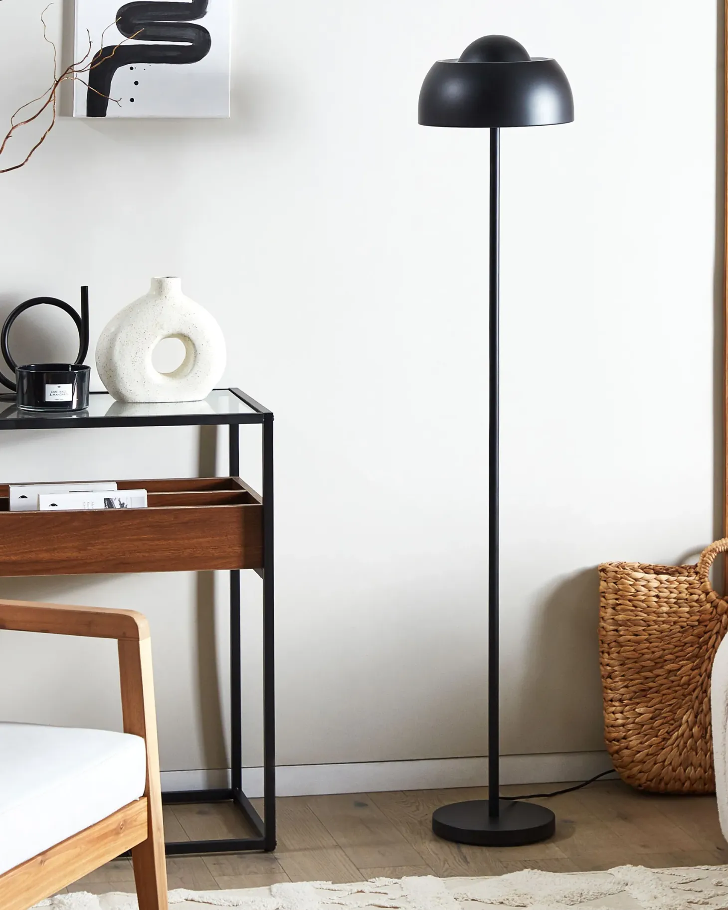 Lampa podłogowa SENETTE Metal Czarny
