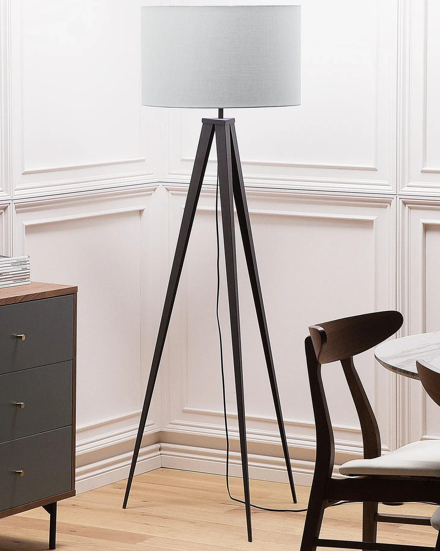 Lampa podłogowa STILETTO Metal Szary