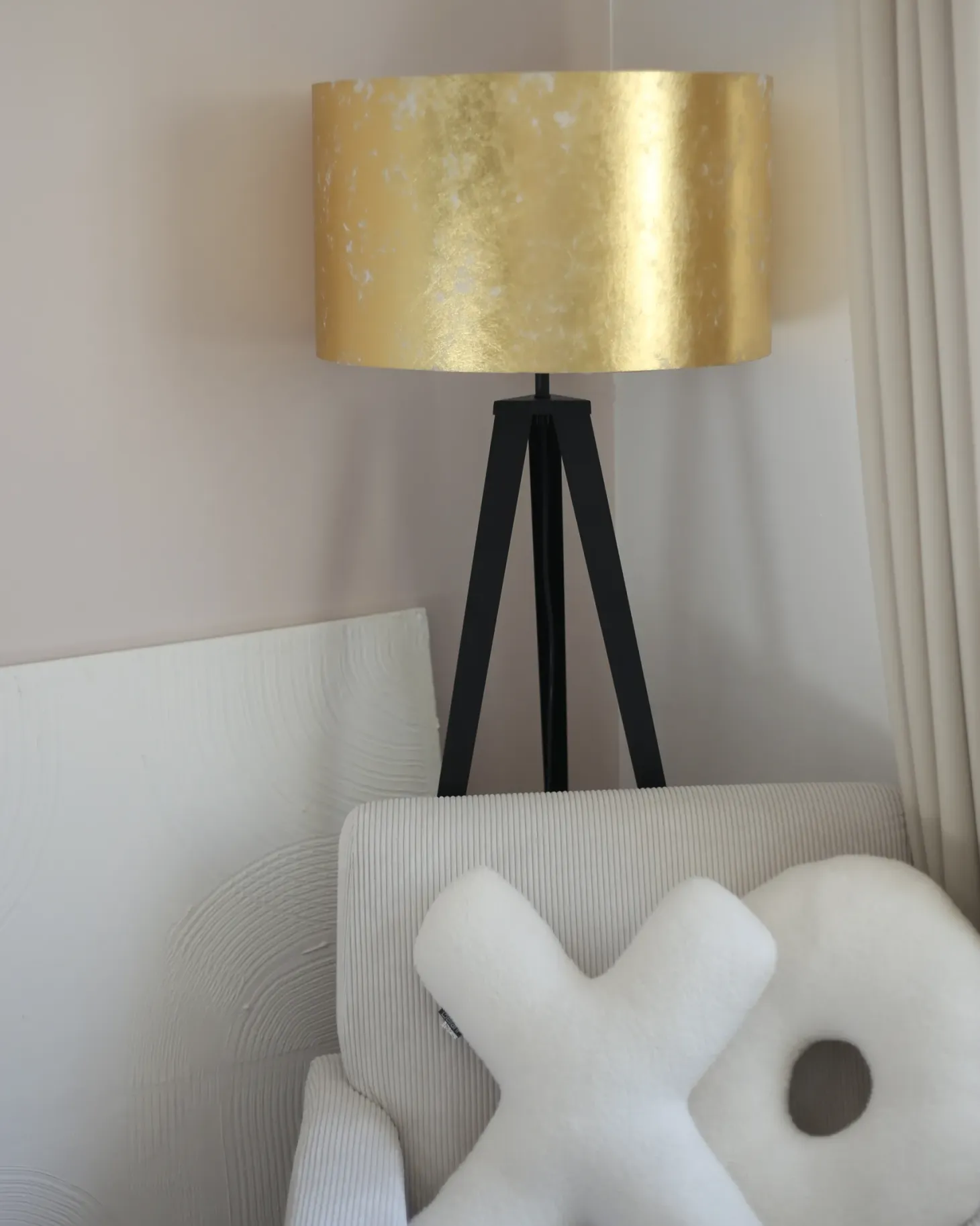 Lampa podłogowa STILETTO Metal Złoty