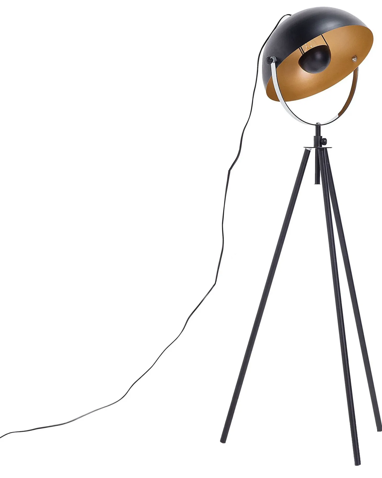 Lampa podłogowa THAMES Metal Czarny