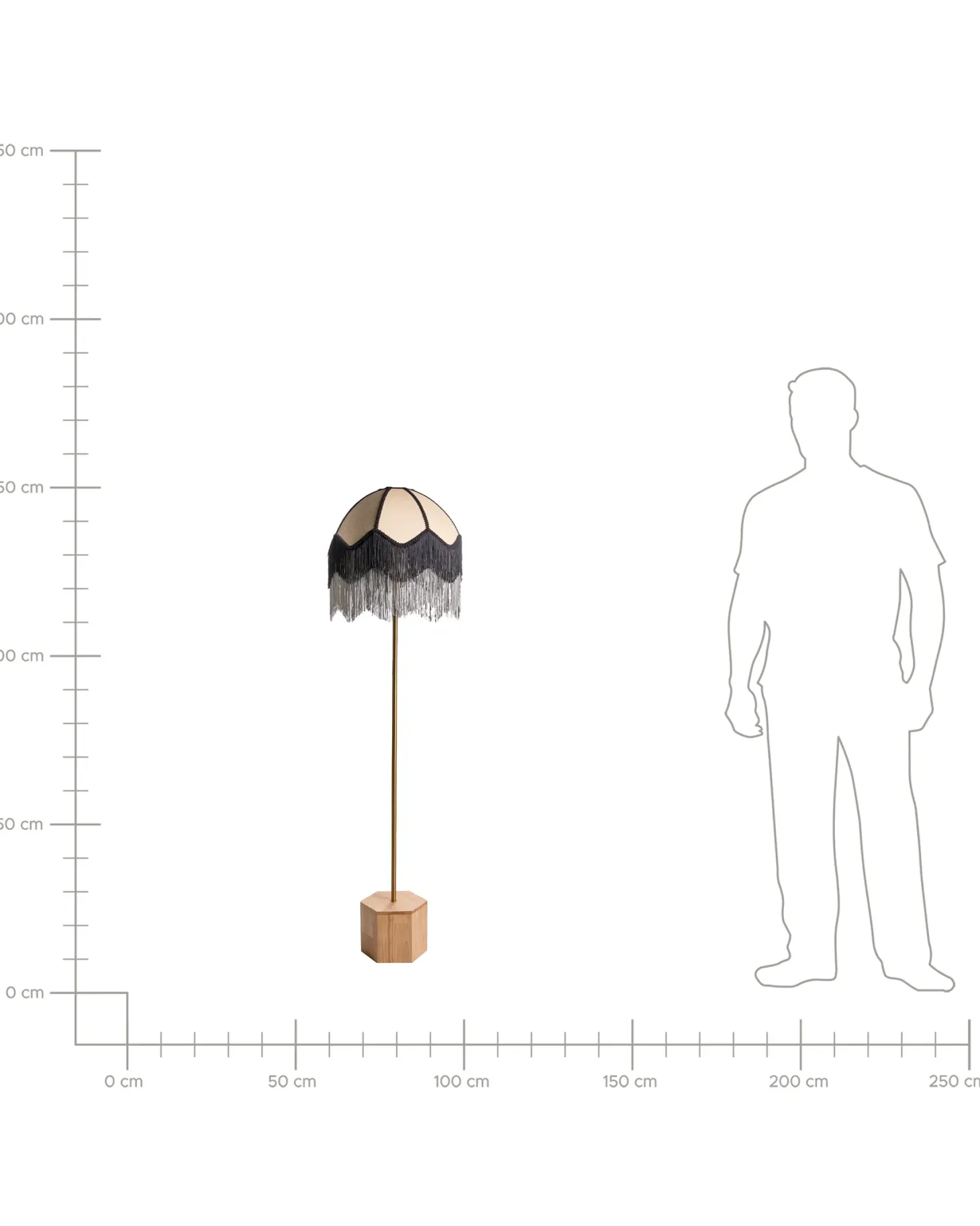 Lampa podłogowa UMGUZA Metal Złoty