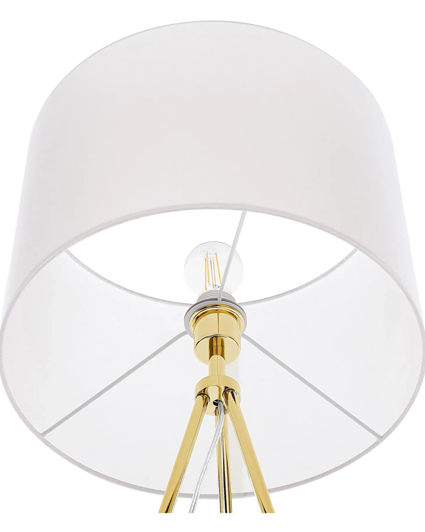 Lampa podłogowa VISTULA Metal Złoty