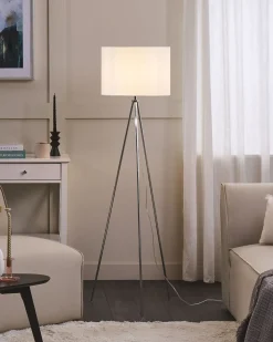 Lampa podłogowa VISTULA Metal Srebrny