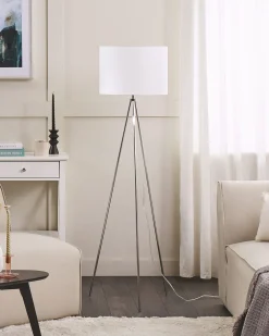Lampa podłogowa VISTULA Metal Srebrny