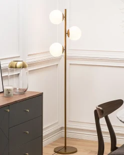 Lampa podłogowa WADI Metal Złoty